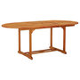 Voir la diapositive 1 : VIDAXL Table de jardin 200x100x75 cm Bois d'eucalyptus solide