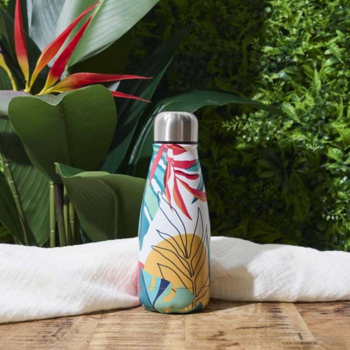 Paris Prix Bouteille Isotherme en Inox  Exotique  30cl Multicolore