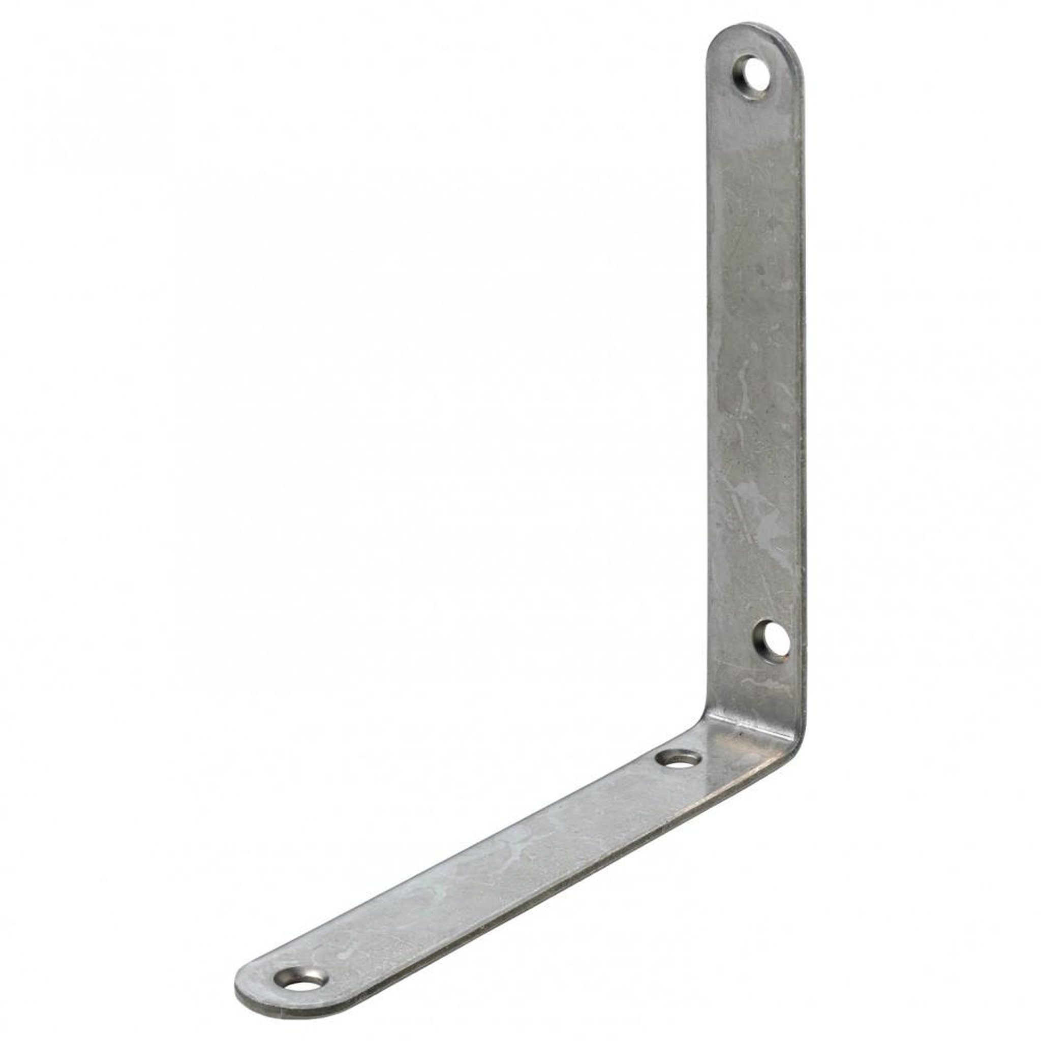 CENTRALE BRICO Equerre grise 120x120x18 mm Inox HETTICH