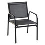 Voir la diapositive 4 : GARDENSTAR Salon bas de jardin - 4 places - Acier - Noir
