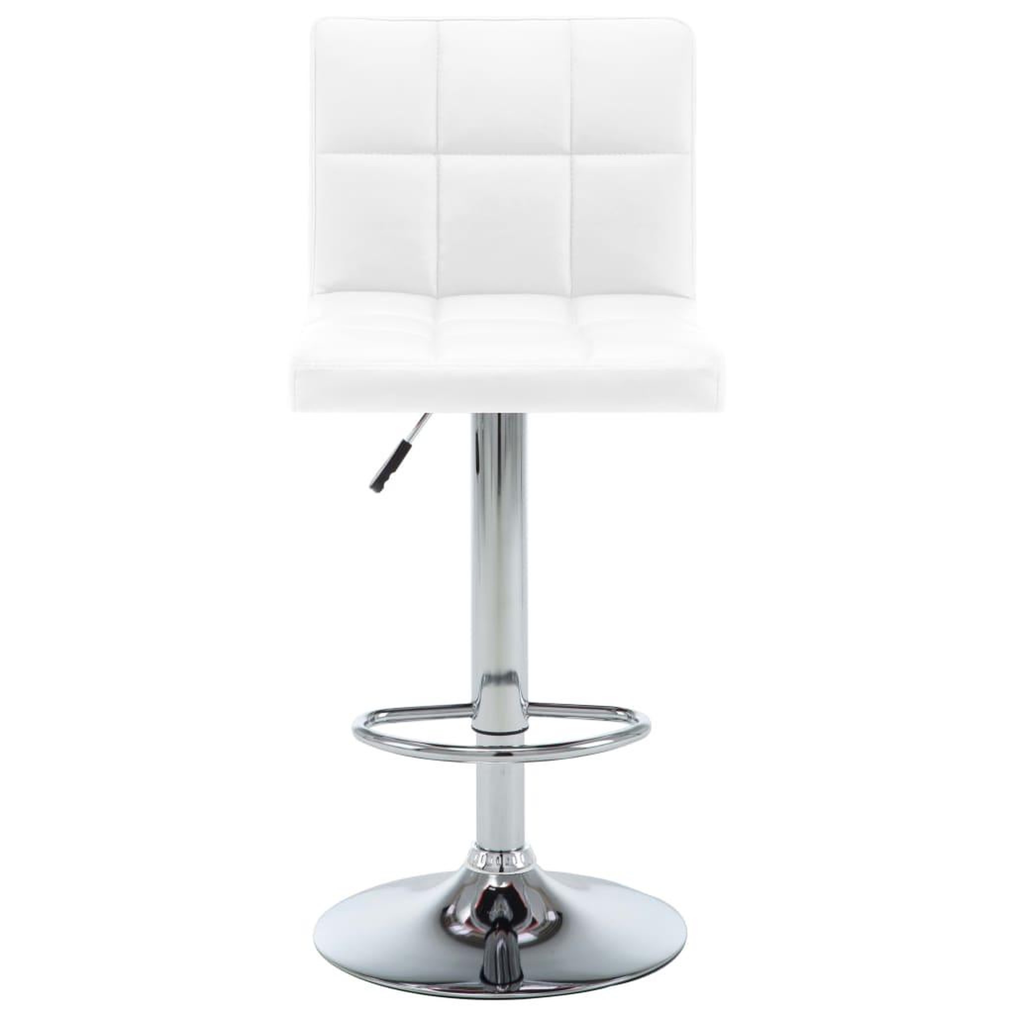 Voir la diapositive 3 : VIDAXL Tabourets de bar lot de 2 blanc similicuir