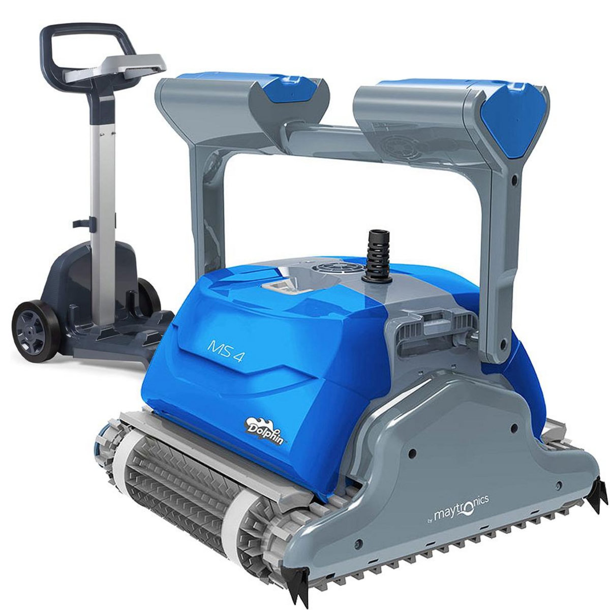 Dolphin Robot electrique de piscine fond, parois et ligne d'eau avec chariot - ms4