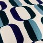 Voir la diapositive 4 : ATMOSPHERA Coussin Déco Brodé  Hary  45x45cm Bleu