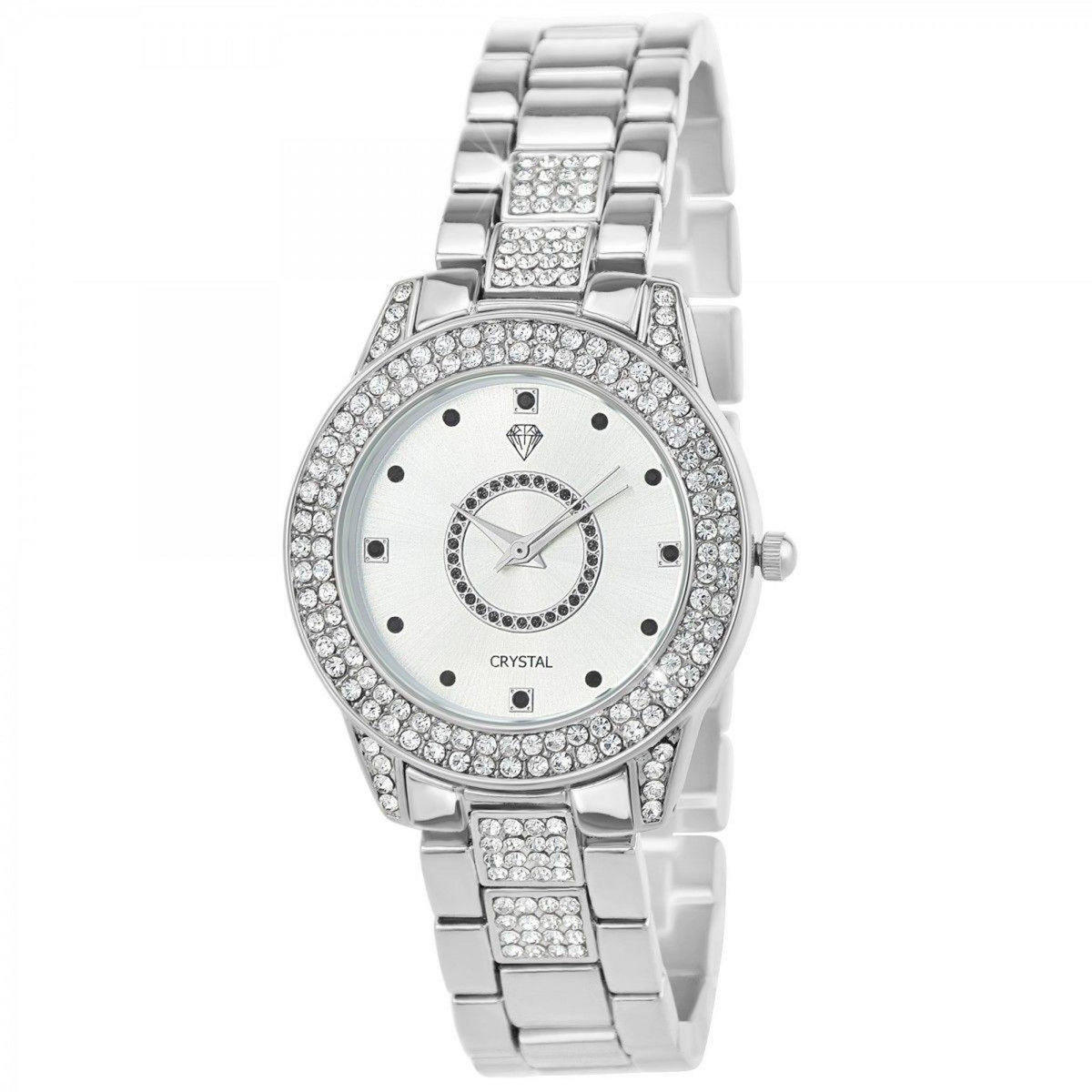 SC CRYSTAL Montre Enora élégante ornée de Cristaux scintillants par SC Crystal