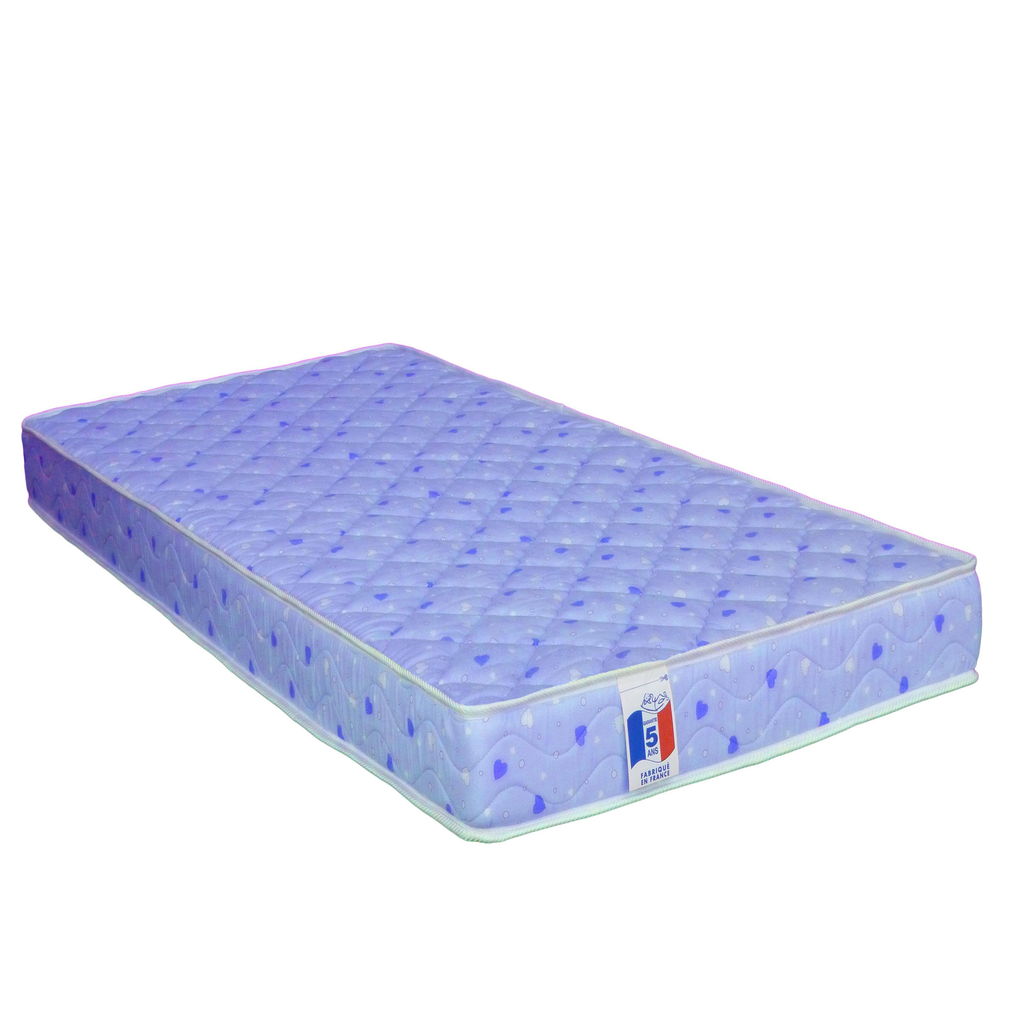 Matelas mousse 90x190 cm BLEU