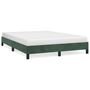 Voir la diapositive 2 : VIDAXL Cadre de lit sans matelas vert fonce 140x200 cm velours