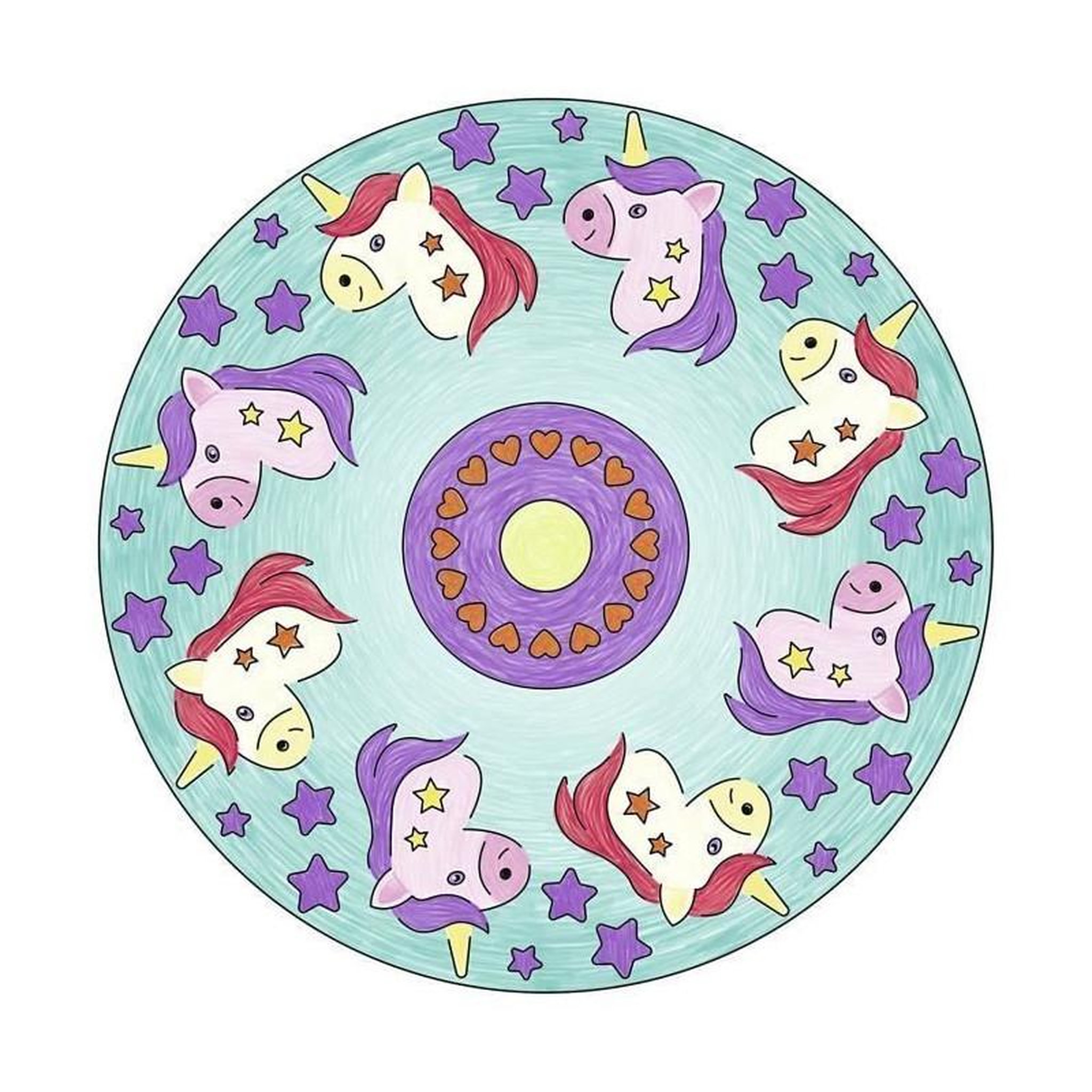 Voir la diapositive 5 : RAVENSBURGER RAVENSBURGER Mandala design Licorne