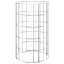 Voir la diapositive 3 : VIDAXL Lit sureleve a gabion circulaire 3 pcs Acier galvanise Ø30x50cm