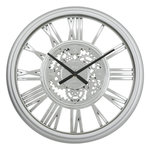ATMOSPHERA Horloge Murale Mécanisme  Ricky  40cm Argent