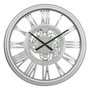 Voir la diapositive 1 : ATMOSPHERA Horloge Murale Mécanisme  Ricky  40cm Argent