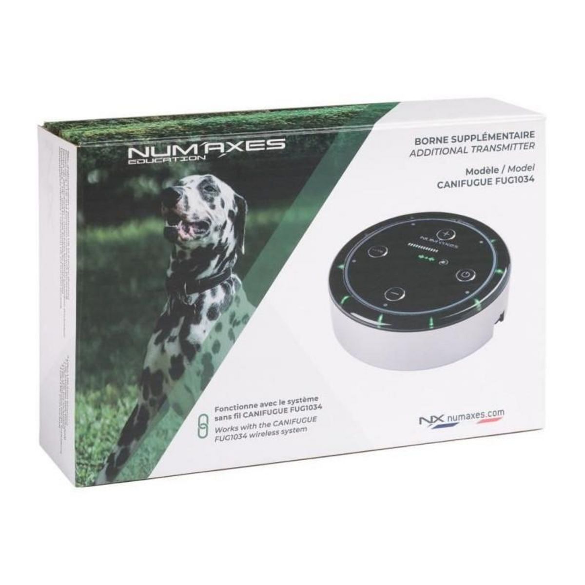 NUM'AXES Borne anti-fugue - NUM'AXES - CANIFUGUE FUG1034 - Noir