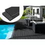 Habitat et Jardin Pack 5 m² - Lames de terrasse composite alvéolaires - Gris foncé