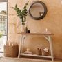 Voir la diapositive 5 : ATMOSPHERA Console en Bois  Olbia  120cm Blanc