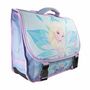 Voir la diapositive 2 : Bagtrotter Cartable Scolaire Primaire 38cm La Reine des Neiges - Frozen Disney Bleu Turquoise  2 Compartiments - Bagtrotter