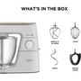 Voir la diapositive 4 : KENWOOD Robot pâtissier KVL65.009WH Titanium Chef Baker XL