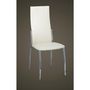 Voir la diapositive 3 : VIDAXL Chaises a manger lot de 4 blanc similicuir