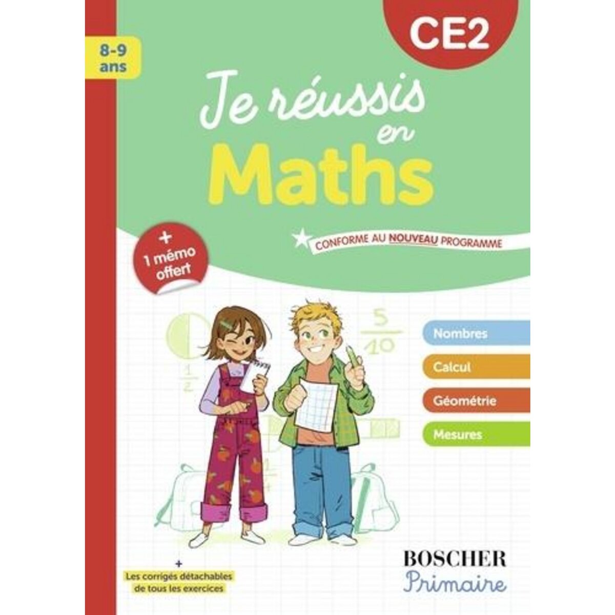 JE REUSSIS EN MATHS CE2. + 1 MEMO OFFERT, EDITION 2025, Cohen Danielle