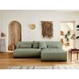 Voir la diapositive 4 : LISA DESIGN Onyx - canapé modulable d'angle réversible 4 places - en tissu