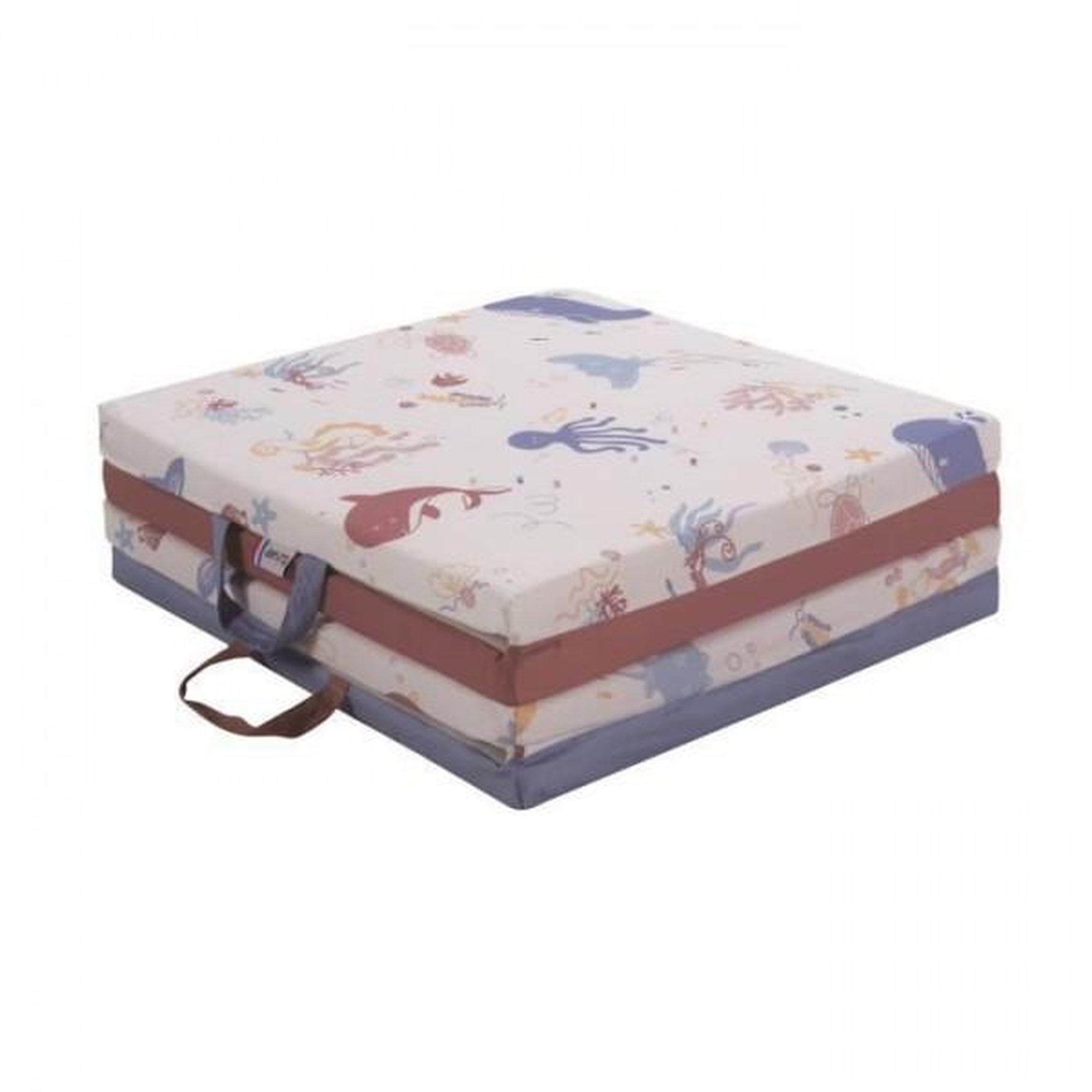 Voir la diapositive 3 : TINEO Tapis Malin Trésors de l'océan 3 en 1 - Evolutif - Déhoussable - 120x120x5 cm