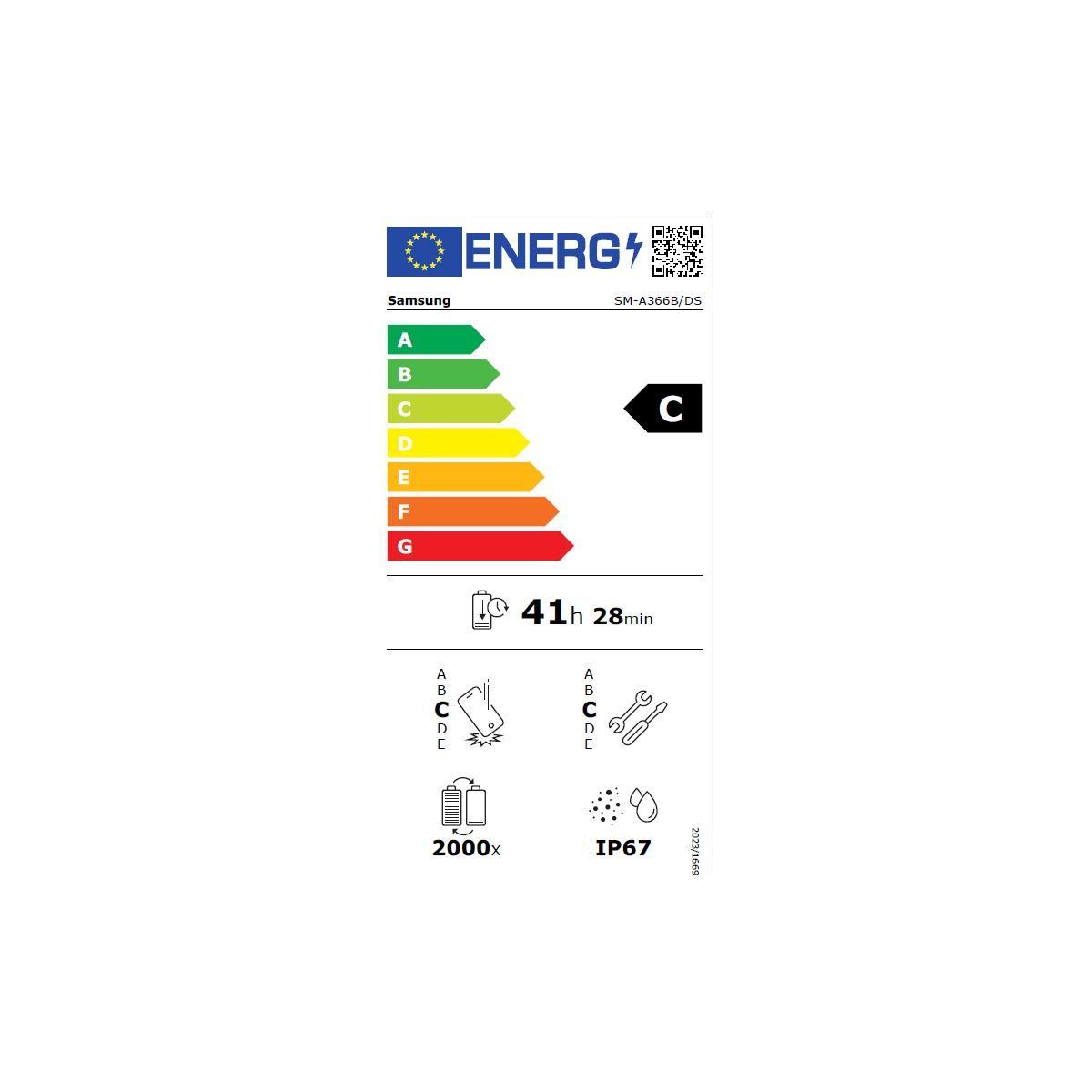 Samsung Smartphone Galaxy A36 Blanc 256Go 5G