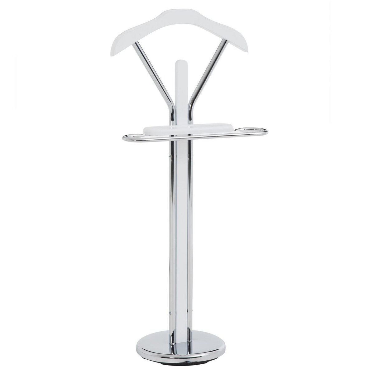 IDIMEX Valet GREGOR, en métal chromé et MDF