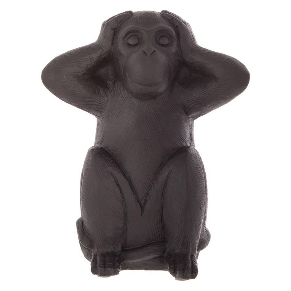 ATMOSPHERA Ensemble de 3 singes sagesse en résine 23 cm