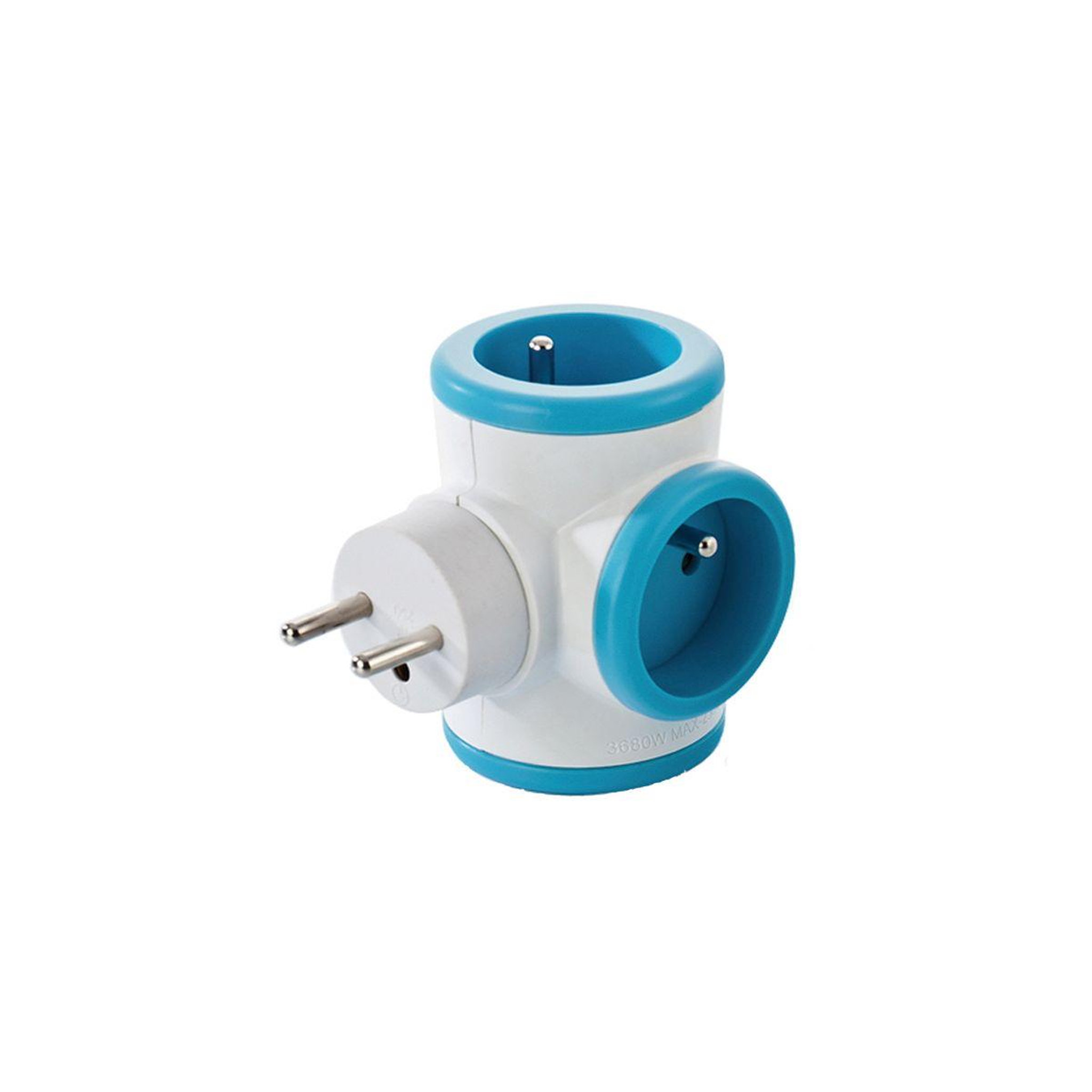 WATT AND CO Multiprise rotative 3x16a turquoise
