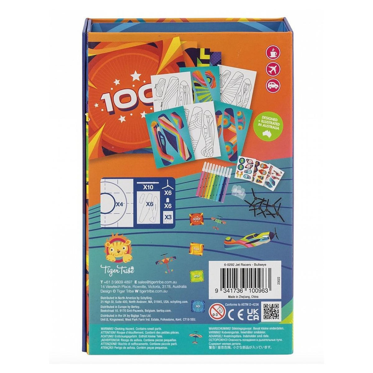 TIGER TRIBE Set Avions de course en mousse Jet Racers