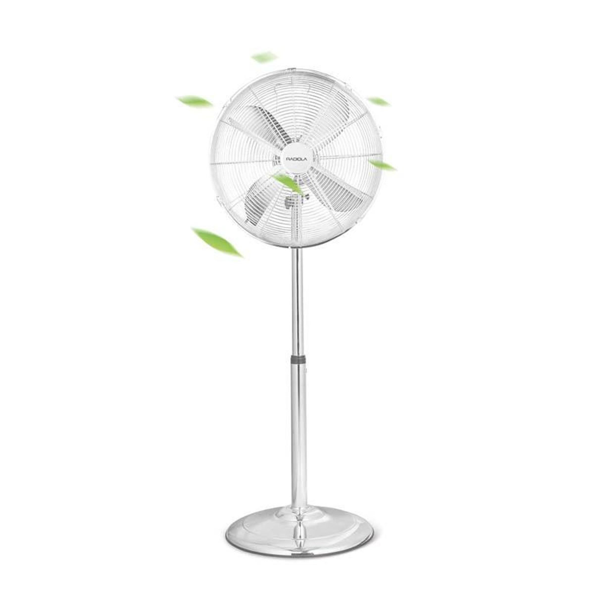 RADIOLA Radiola - Rad-vpm45 - Inox - Ventilateur Sur Pied - 3 Vitesses - 50w