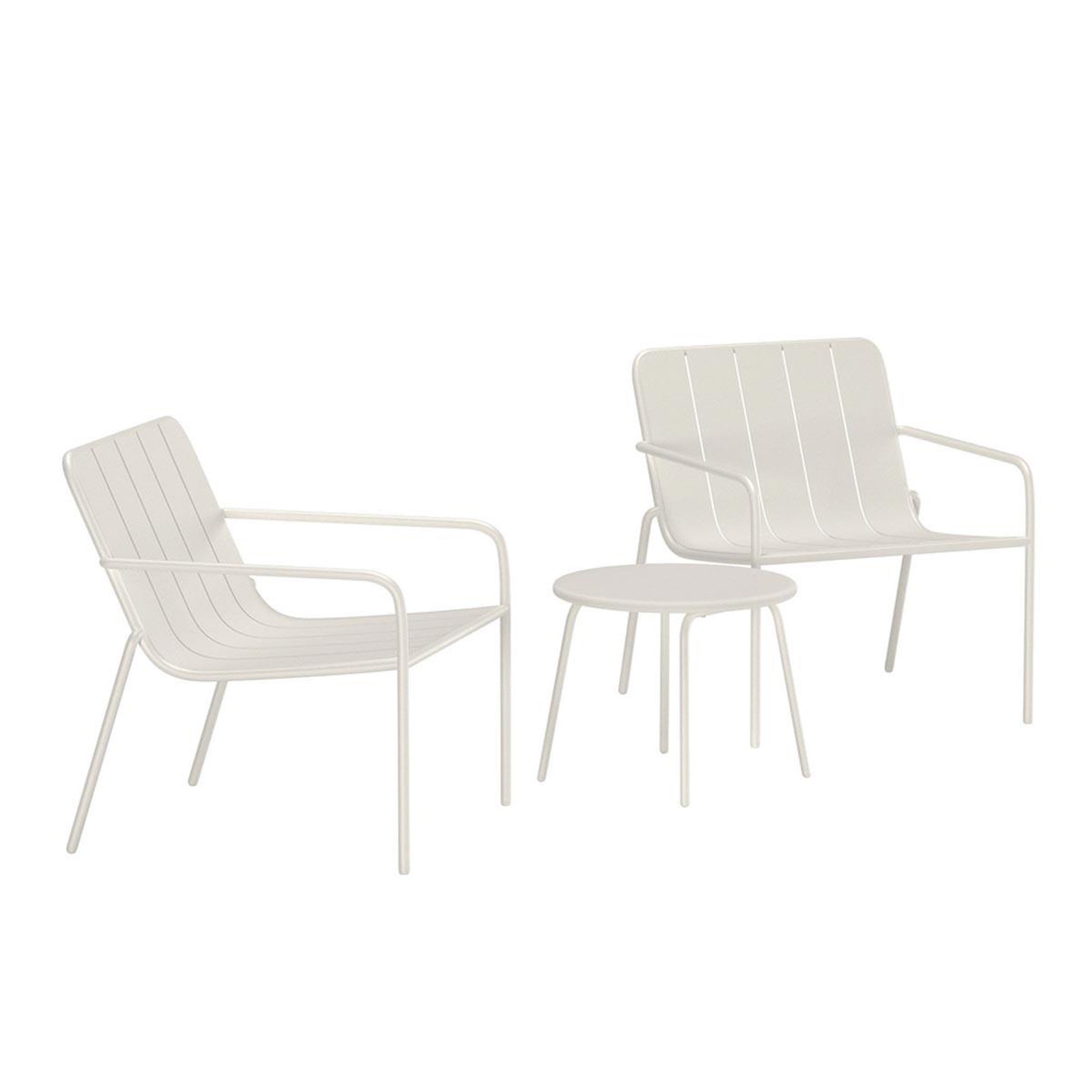 Paris Prix Salon de jardin 3 pièces  minos  74cm beige