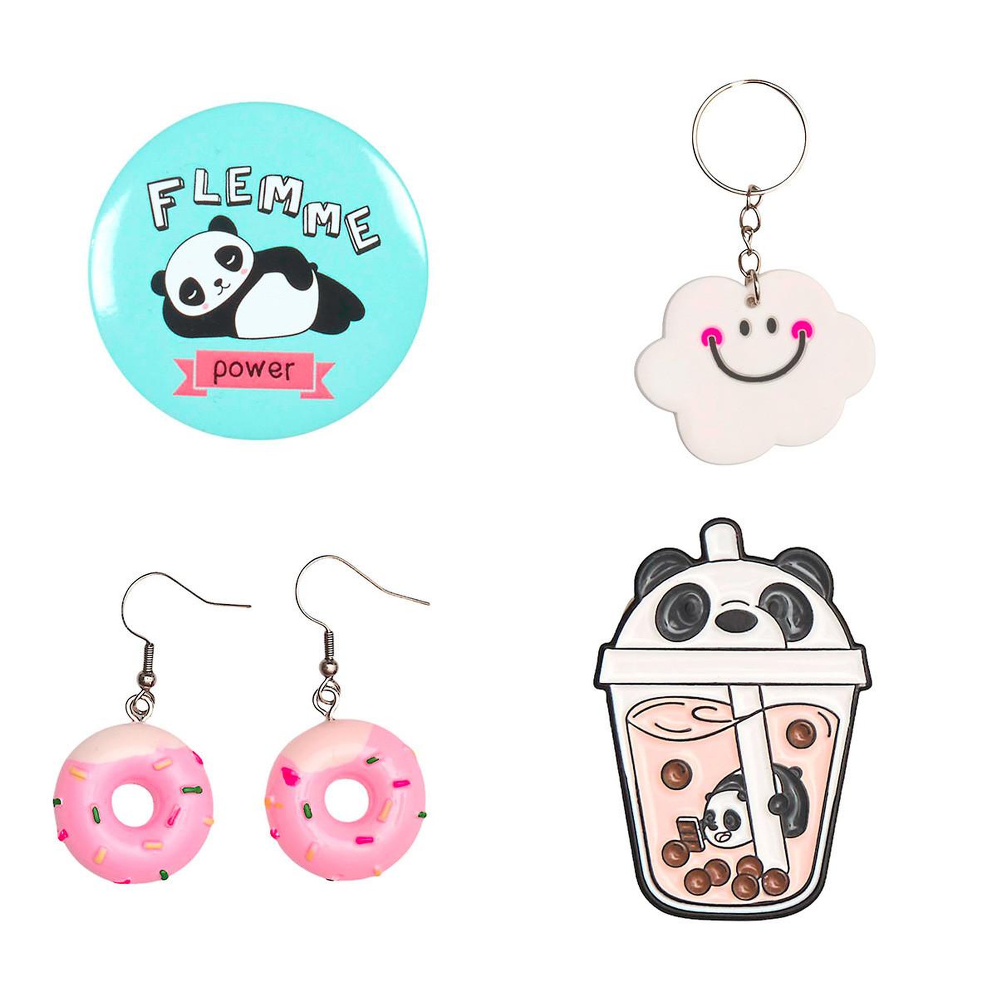 Voir la diapositive 4 : The concept Factory Calendrier de l'avent 24 bougies & surprises  kawaii  25cm multicolore