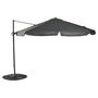 Voir la diapositive 3 : GARDENSTAR Parasol aluminium déporté gris bleuté rond  3,5M