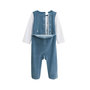 Voir la diapositive 3 : Petit Béguin Pyjama bébé en velours Tao