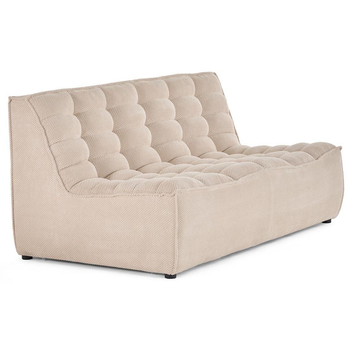 LISA DESIGN Ellie - canapé 2 places en velours texturé