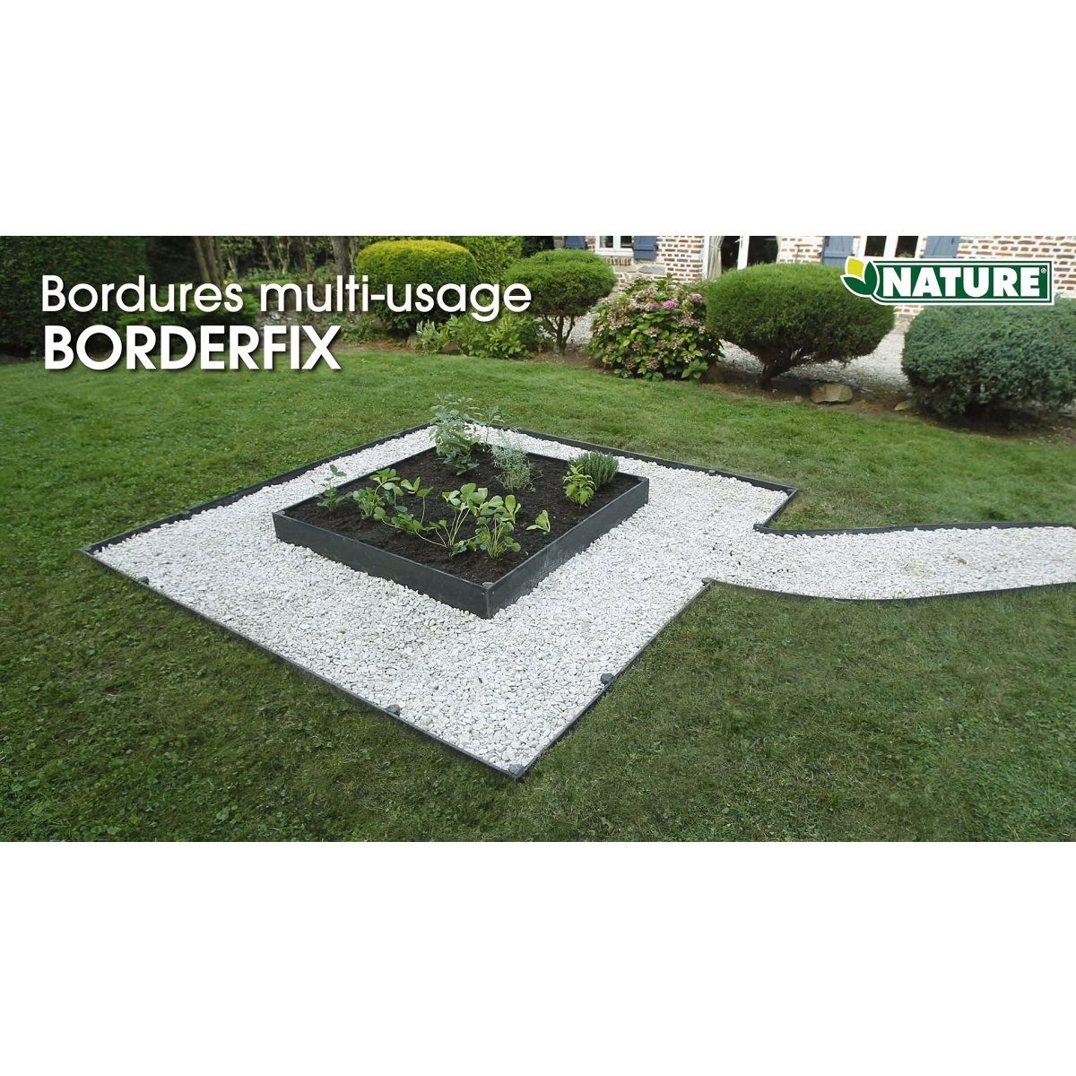 NATURE Bordure pour jardin et bassin BORDEFIX 