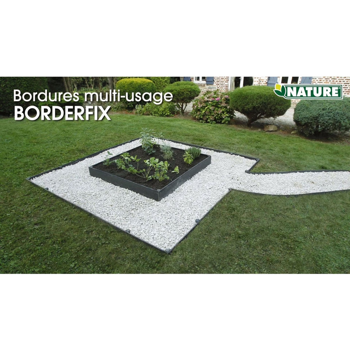 NATURE Bordure pour jardin et bassin BORDEFIX 