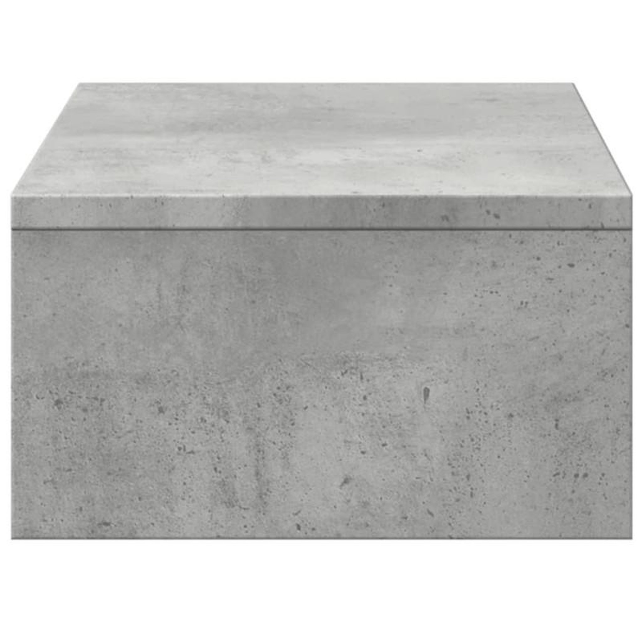 Voir la diapositive 6 : VIDAXL Support de moniteur avec tiroirs gris béton bois d ingénierie