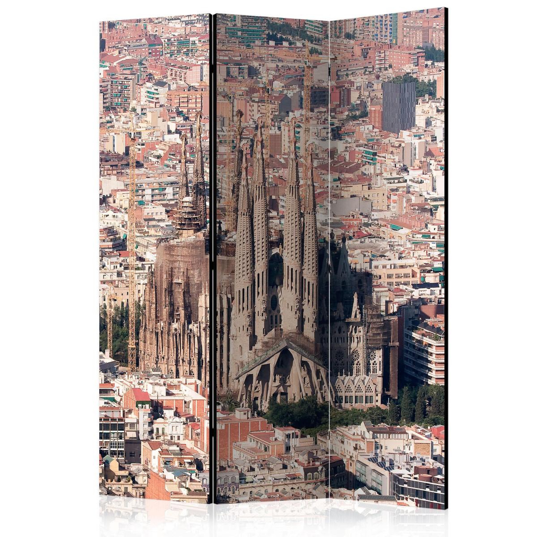 Paris Prix Paravent 3 volets  heart of barcelona  135x172cm