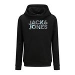 Jack & Jones Sweat à Capuche  Garçon Jack & Jones Corp Splash. Coloris disponibles : Noir