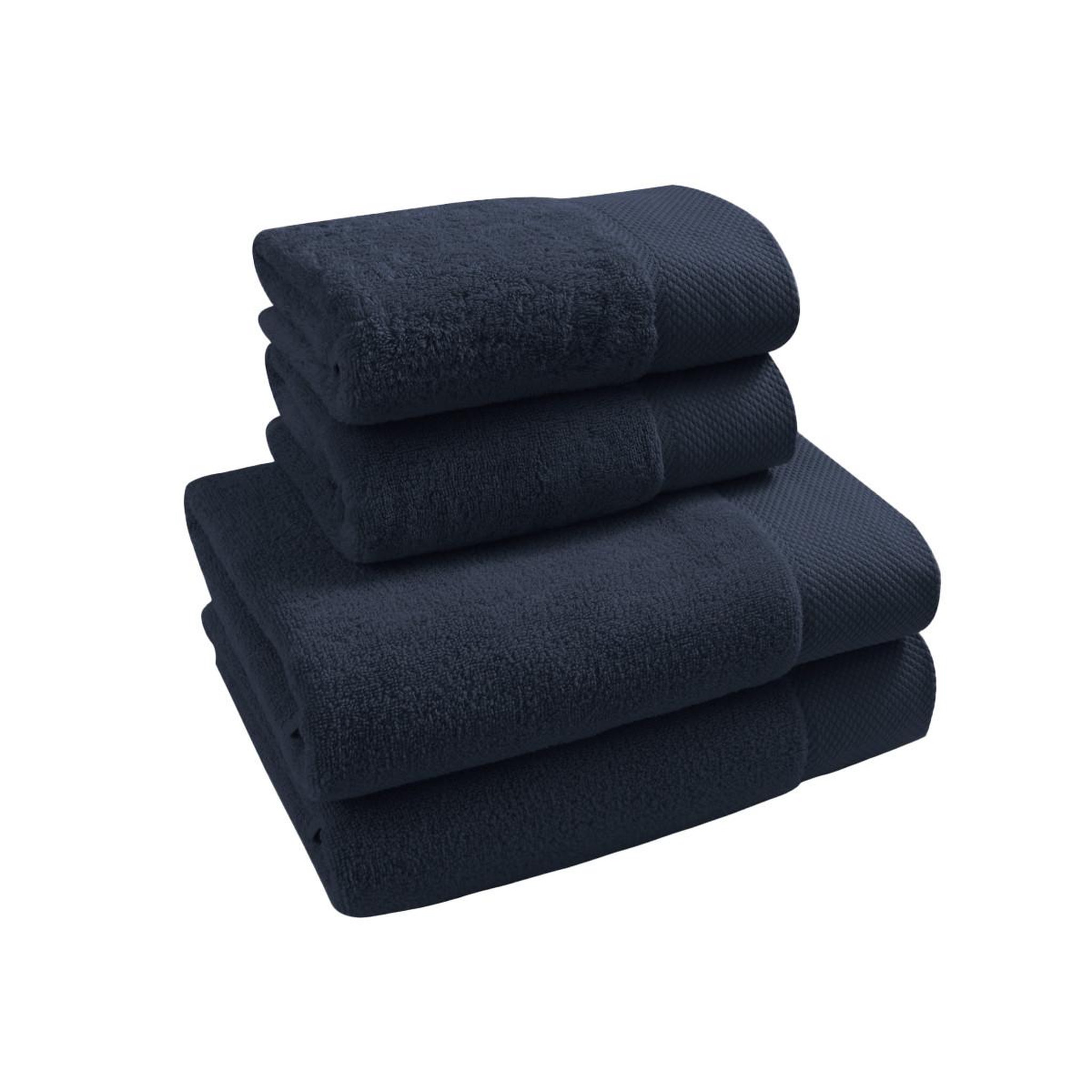 Voir la diapositive 2 : Sensei Maison Ensemble de bain 4 pièces Zéro Twist SENSOFT (2 draps de bain + 2 serviettes)