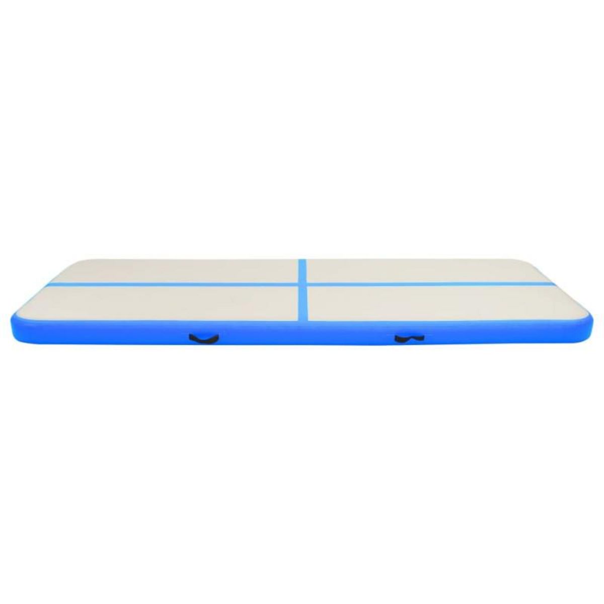 VIDAXL Tapis gonflable de gymnastique avec pompe 500x100x20cm PVC Bleu