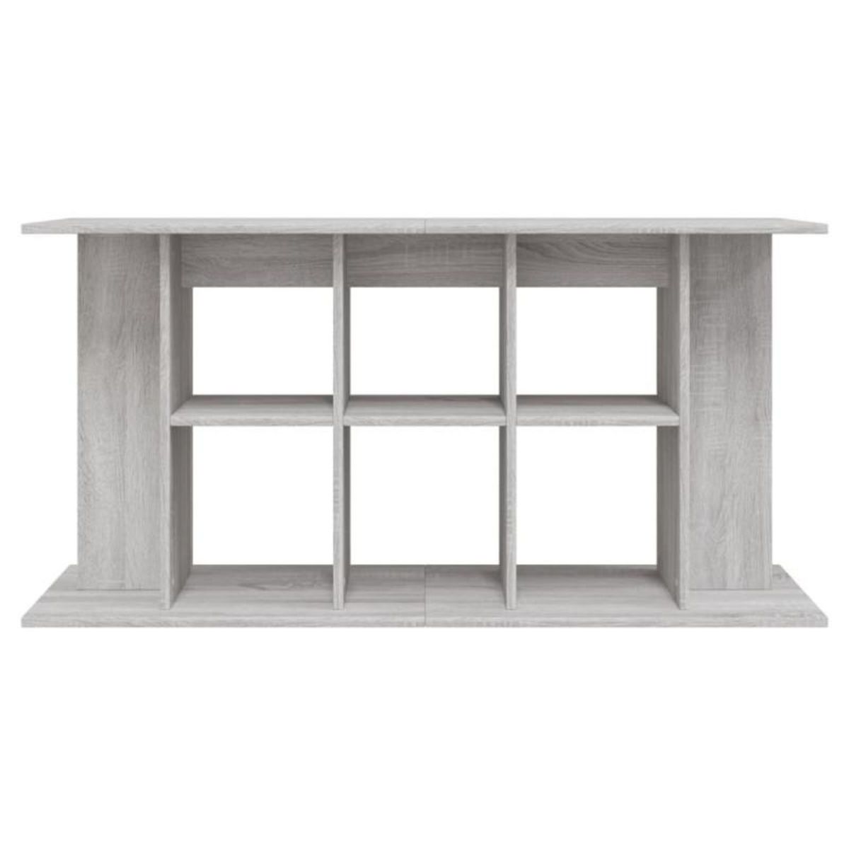 VIDAXL Support pour aquarium sonoma gris 120x40x60cm bois d ingénierie