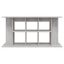 Voir la diapositive 4 : VIDAXL Support pour aquarium sonoma gris 120x40x60cm bois d ingénierie