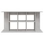 Voir la diapositive 4 : VIDAXL Support pour aquarium sonoma gris 120x40x60cm bois d ingénierie