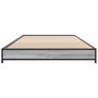 Voir la diapositive 4 : VIDAXL Cadre de lit sans matelas sonoma gris 90x190 cm