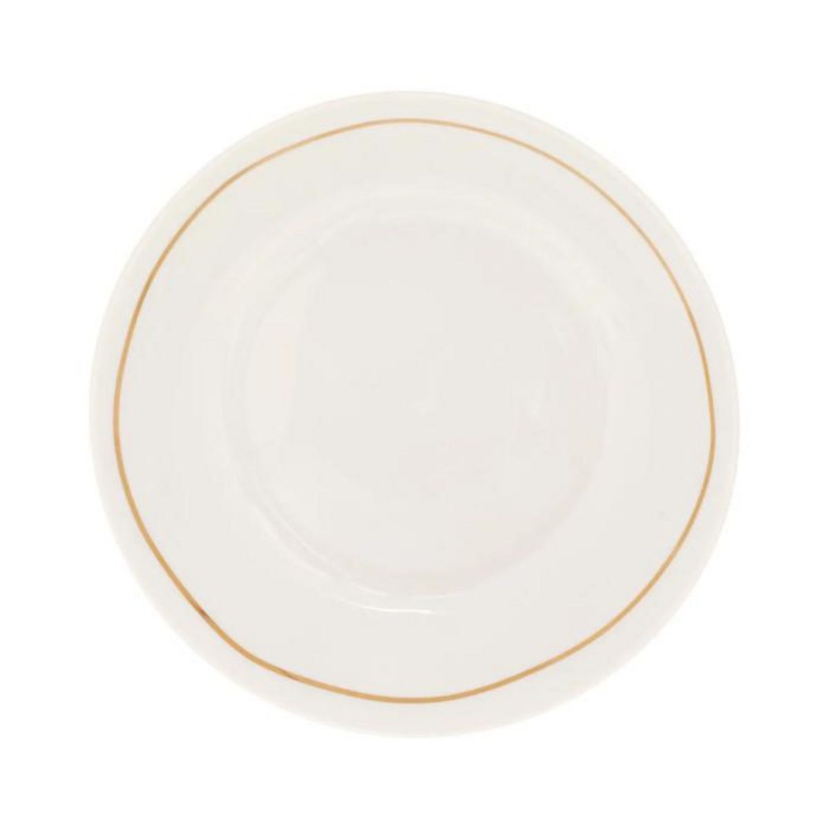 SECRET DE GOURMET Lot de 6 Assiettes Creuses  Selena  20cm Blanc