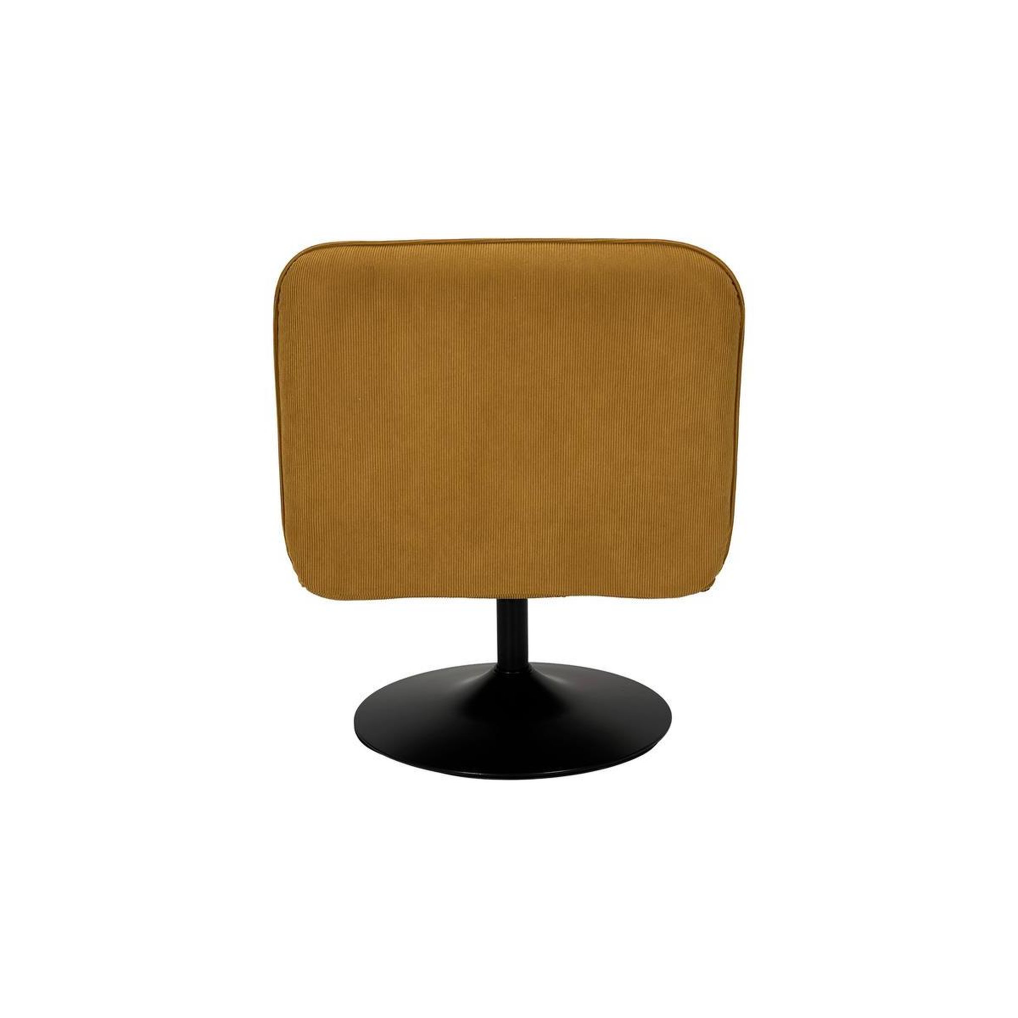 Voir la diapositive 4 : The Home Deco Factory Fauteuil pivotant côtelé  jules  79cm jaune