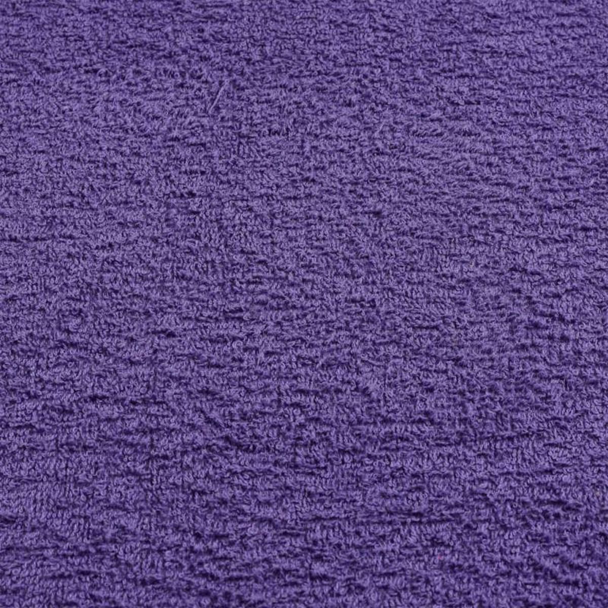 VIDAXL Serviettes de visage 10 pcs violet 30x30 cm 360 g m² 100% coton