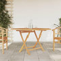 Voir la diapositive 1 : VIDAXL Table pliable de jardin 110x110x75 cm bois massif de teck