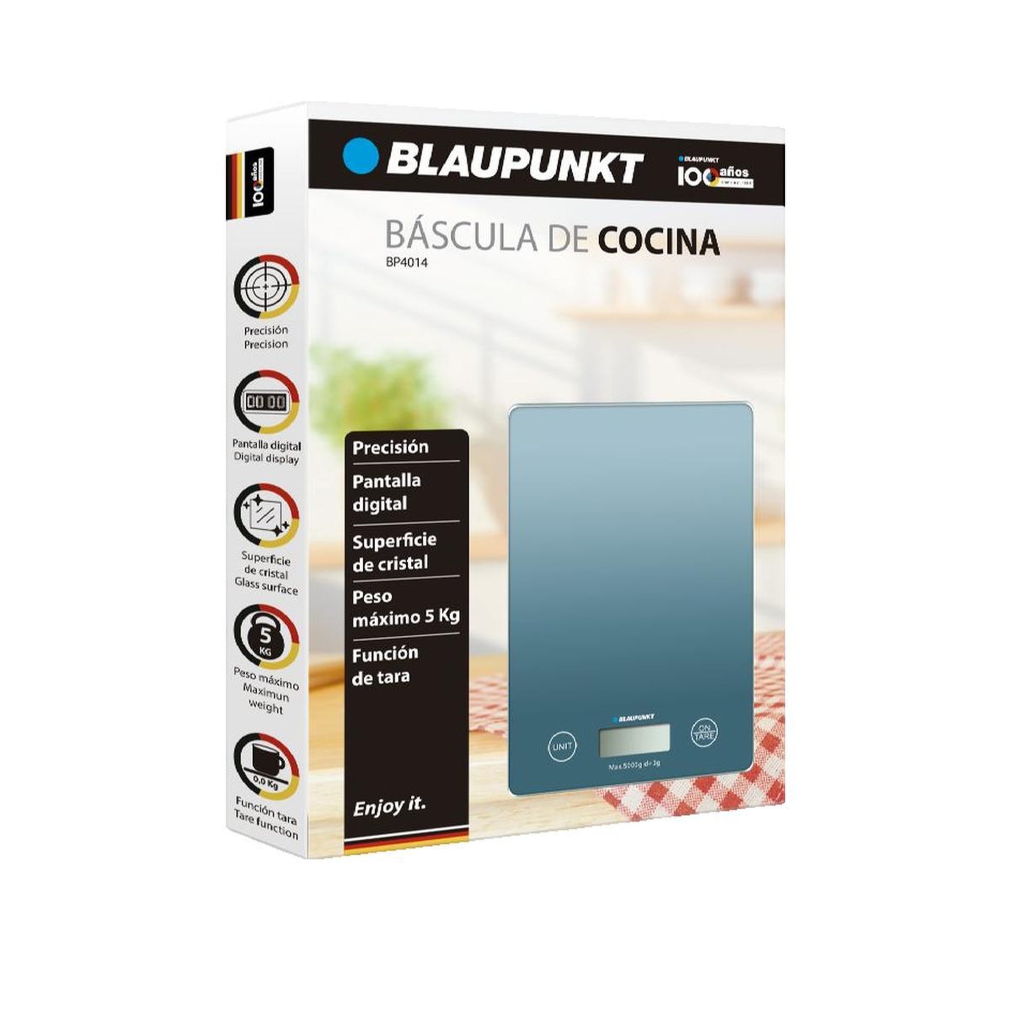 Voir la diapositive 2 : BLAUPUNKT Balance de cuisine Blaupunkt bp4014 5 kg